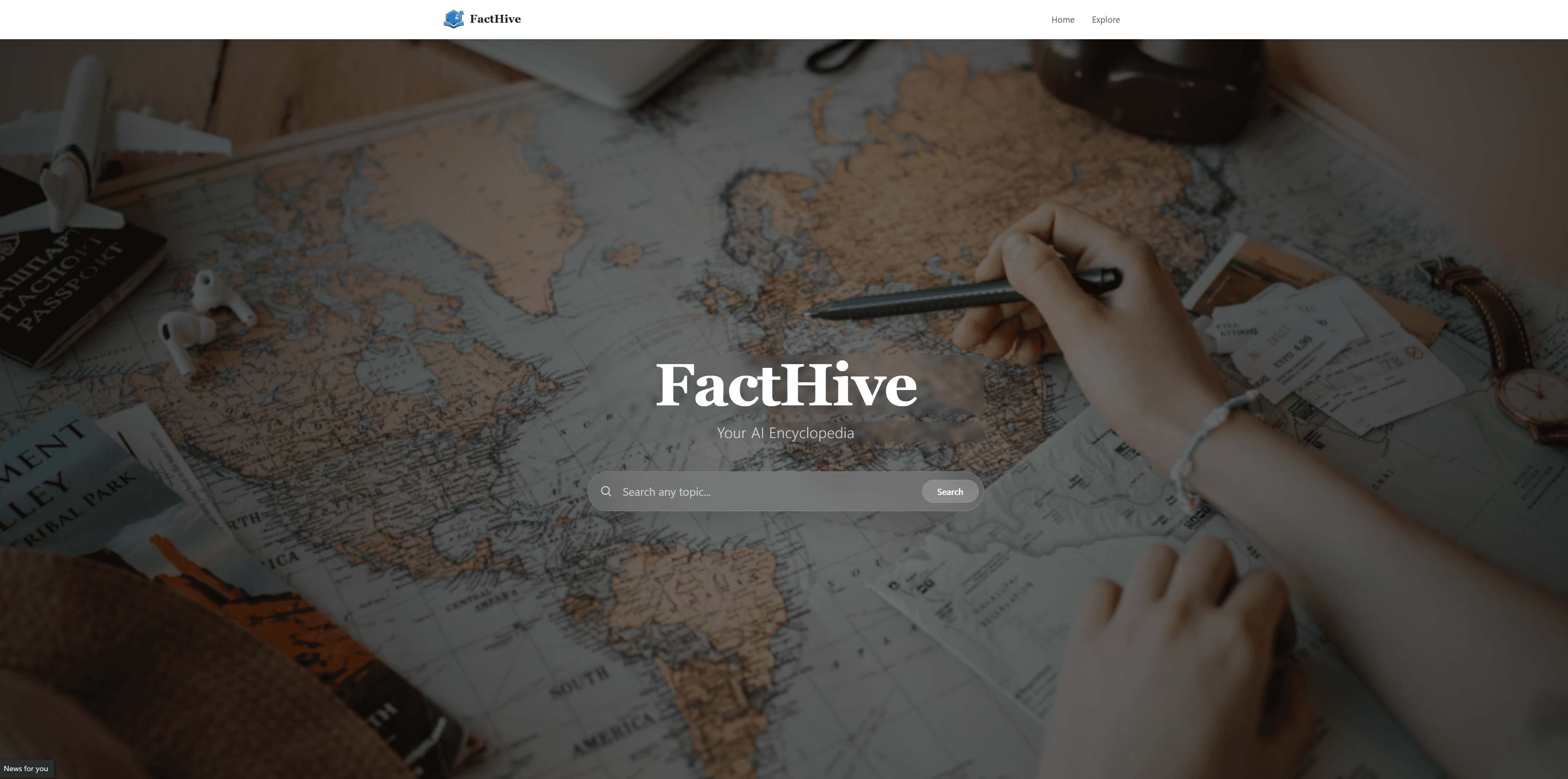 facthive screenshot